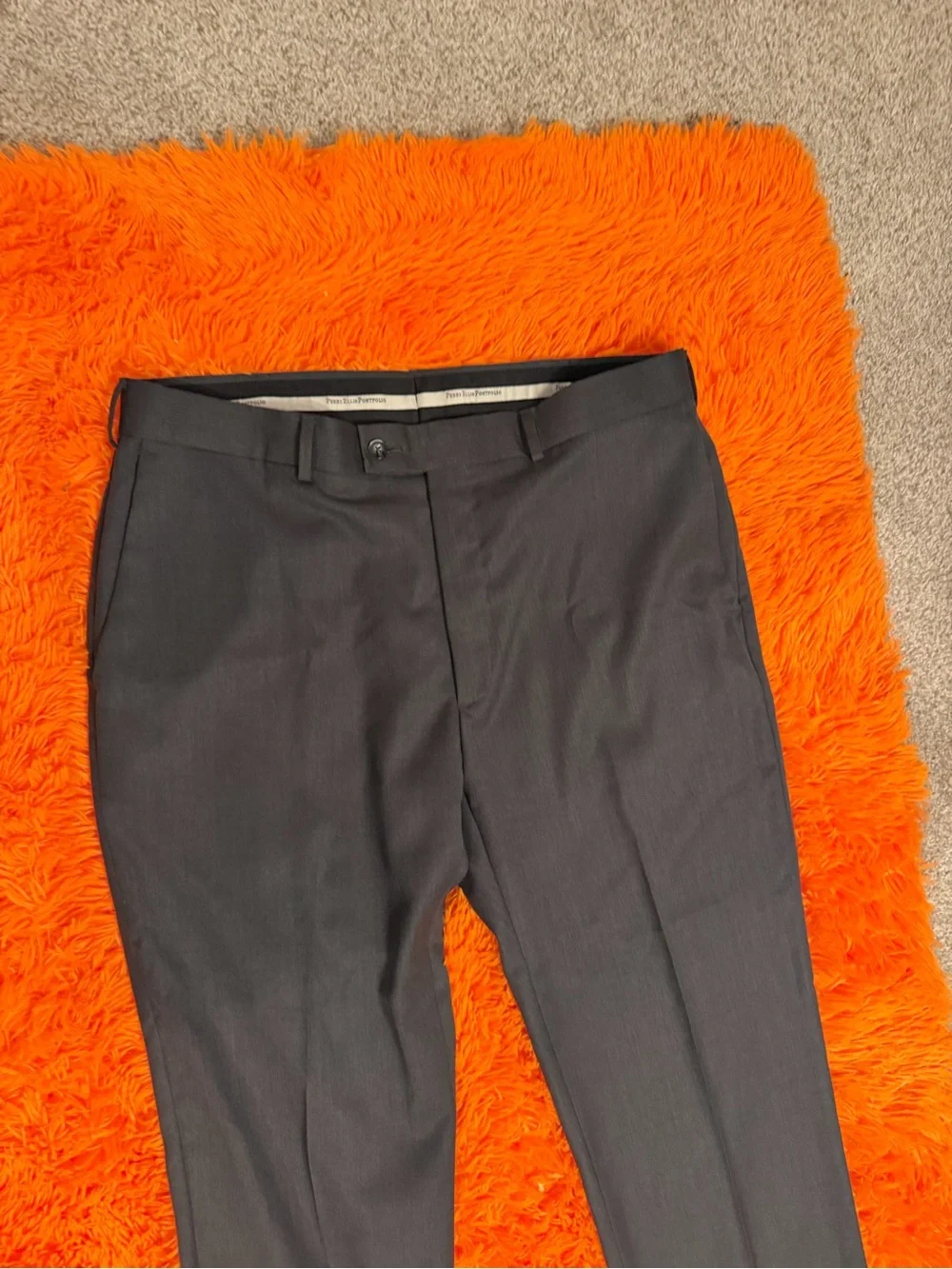 Perry Ellis Men's Dress Pants in Charcoal 36/30